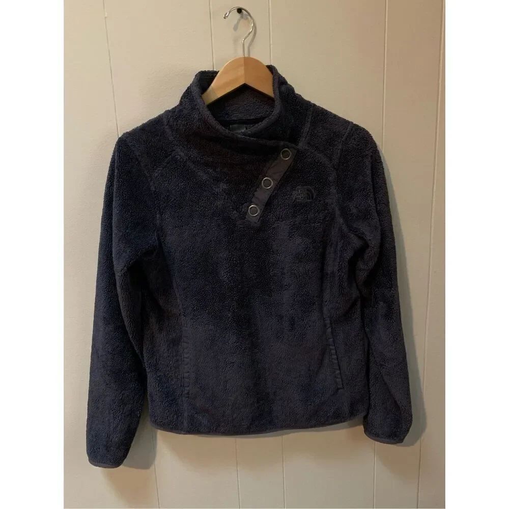 The North Face TNF Women's Sherpa Pullover Size Small pull over snap